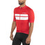 Endura FS260-Pro Maillot de cyclisme à manches courtes Homme, rouge/blanc