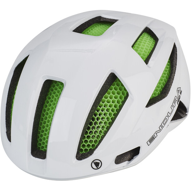 Endura Pro SL Helm with Koroyd weiß/grün