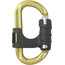 AustriAlpin Ovalock Snapgate Carabiner for safer belaying yellow anodised