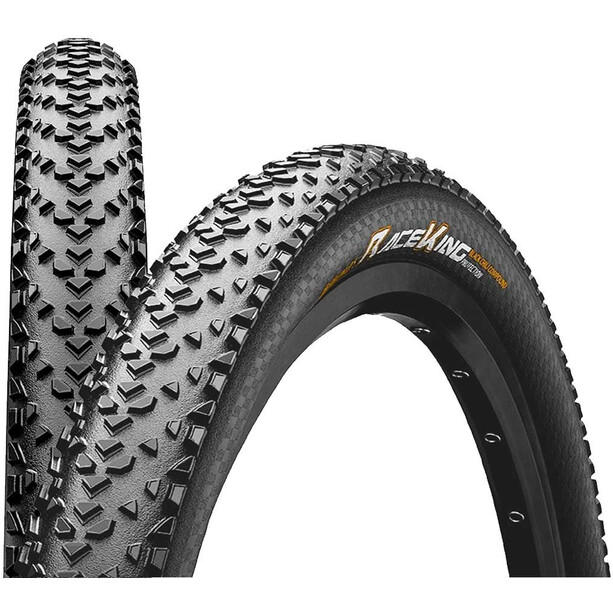 Continental Race King 2.2 Folding Tyre 27.5x2.20" TLR E-25, musta