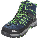 CMP Campagnolo Rigel WP Chaussures de trekking mi-hautes Enfant, bleu/vert