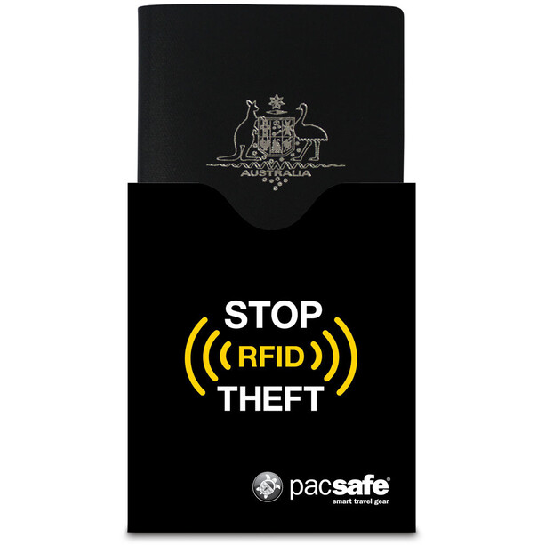 Pacsafe RFIDsleeve 50 Custodia per passaporto, nero