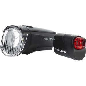 Trelock LS350 I-GO Sport + LS710 REEGO Beleuchtungsset schwarz