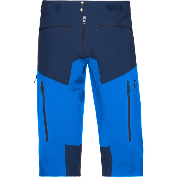 Norrøna Fjørå Flex1 Spodnie krótkie Mężczyźni, niebieski