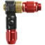 Lezyne ABS-1 Pro HP Chuck testa della pompa per tubo High Pressure, rosso/nero