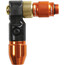 Lezyne ABS-1 Pro HV Chuck testa della pompa Per tubo High Volume, arancione/nero
