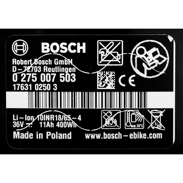 Bosch PowerPack 400 Rahmenakku schwarz