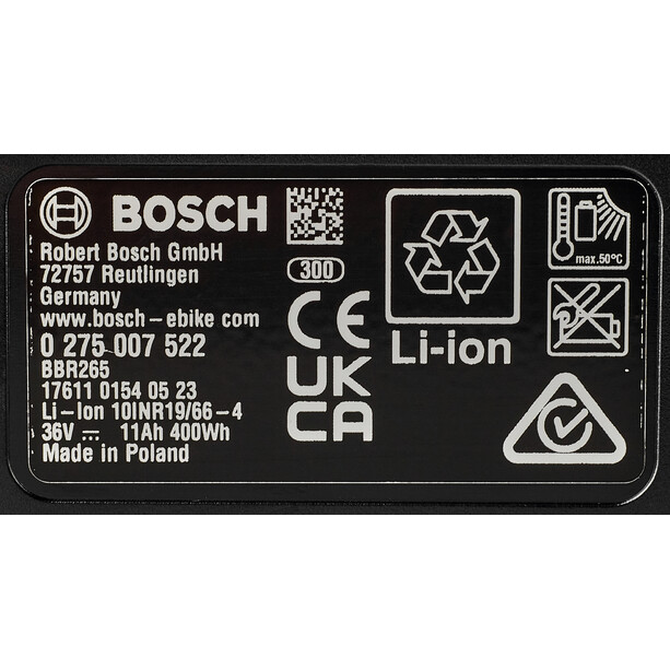 Bosch PowerPack 400 Gepäckträger-Akku schwarz