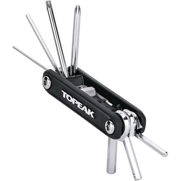 Topeak X-Tool+ Narzędzie wielofunkcyjne, czarny/srebrny