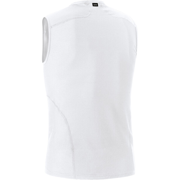 GOREWEAR M Base Layer T-shirt sans manches Homme, blanc