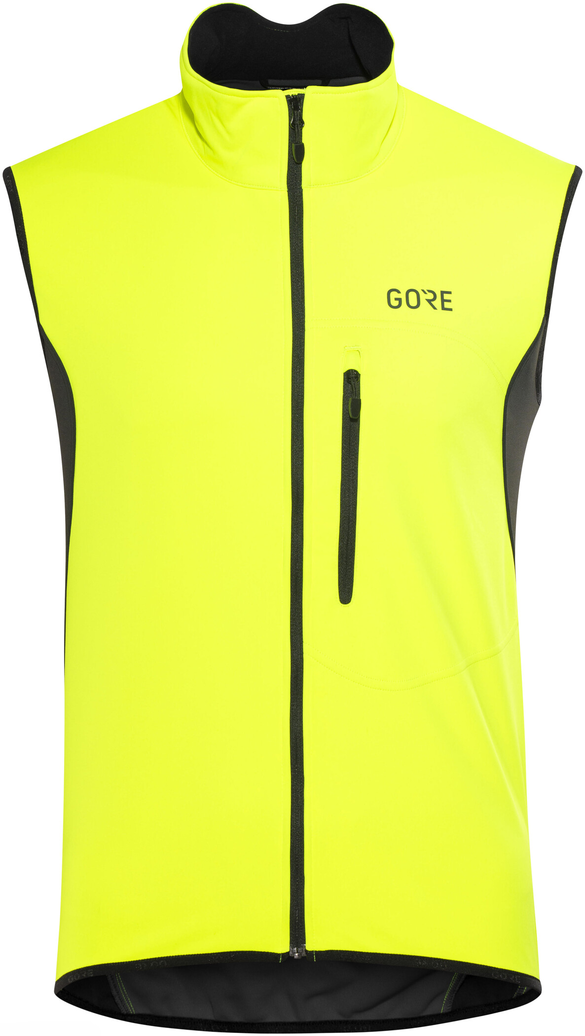 S GORE WEAR C3 GORE WINDSTOPPER Gilet Gilet Homme neon yellow/black FR Taille Fabricant: S 