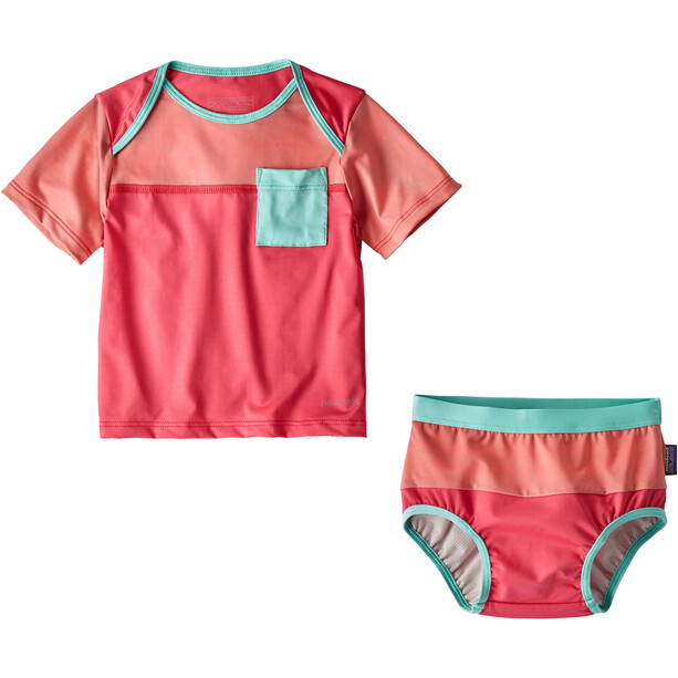 Patagonia Little Sol Schwimm-Set Kinder pink