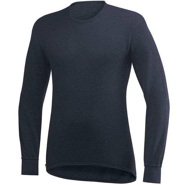 Woolpower 200 T-shirt manches longues à col ras-du-cou, bleu
