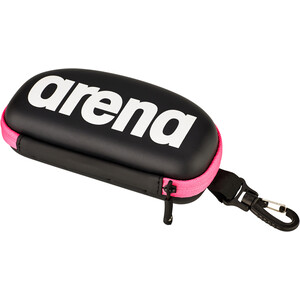 arena Goggle Case, negro/rosa negro/rosa