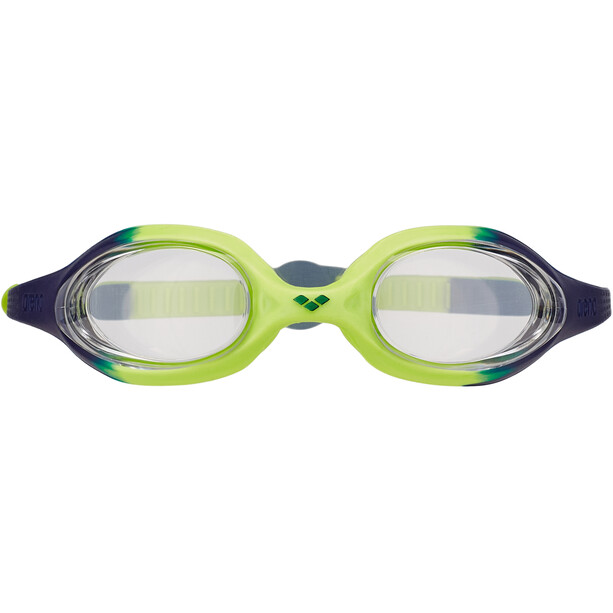 arena Spider Goggles Kids navy-clear-citronella