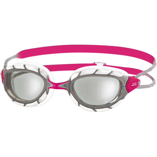 Zoggs Predator Gafas S Mujer, rosa/gris