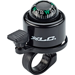 XLC Mini sonnette avec compas DD-M23, noir noir