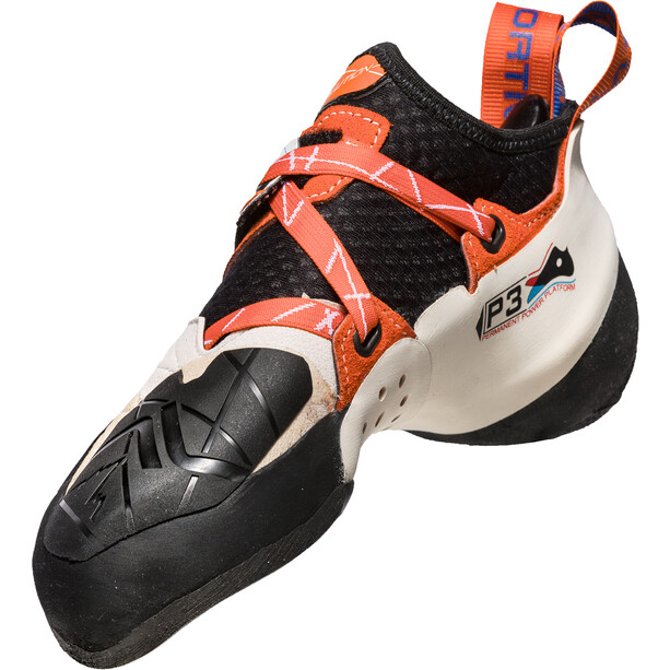 La Sportiva Solution Climbing Shoes Women white/lily orange