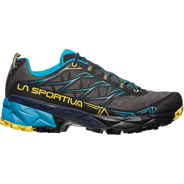 La Sportiva Akyra Running Shoes Men carbon/tropic blue