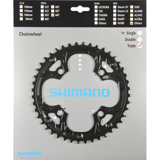 Shimano Deore FC-M480 Chainring for chain protection ring black