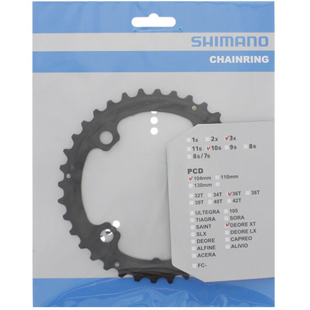 Shimano Deore XT Trekking FC-T780/FC-T781 Chainring AL 10-speed