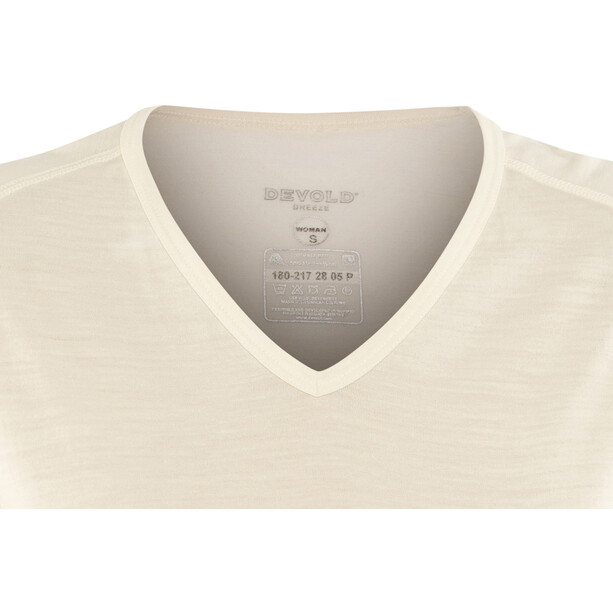 Devold Breeze Camiseta Mujer, blanco