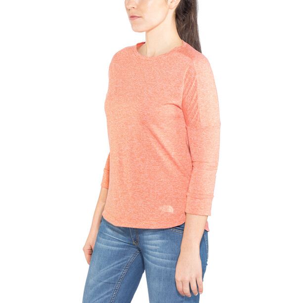 The North Face Inlux Top met 3/4 mouwen Dames, rood