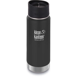 Klean Kanteen Wide Vacuum Insulated Bottle Café Cap 2.0 473ml svart svart