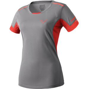 Dynafit Vert 2 T-shirt course à pied Femme, gris/rouge gris/rouge