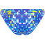 Turbo Pixels Slip del bikini Mujer, azul