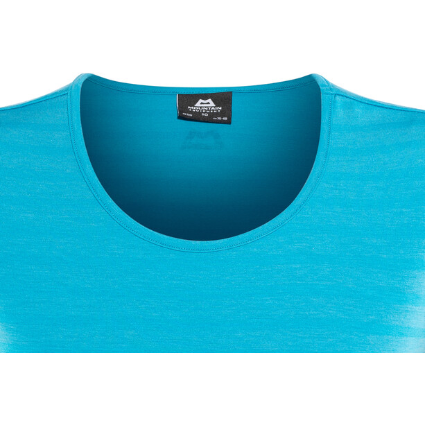 Mountain Equipment Groundup T-shirt Dames, blauw