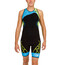 KiWAMi Spider WS1 Combinaison de triathlon Homme, noir/turquoise