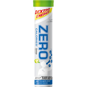 Dextro Energy Zero Calories Electrolyt Tabs 20 x 4g Limette