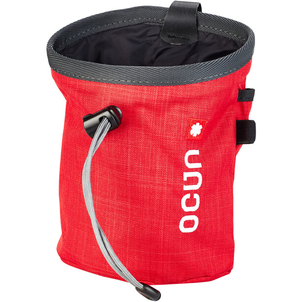 Ocun Push + Belt Chalk Bag red/grey