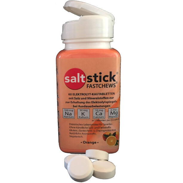 SaltStick Fastchews Tabletas Masticables 60 Unidades