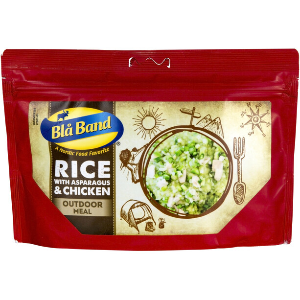 Blå Band Outdoor Mahlzeit Reis mit Spargel & Hühnchen