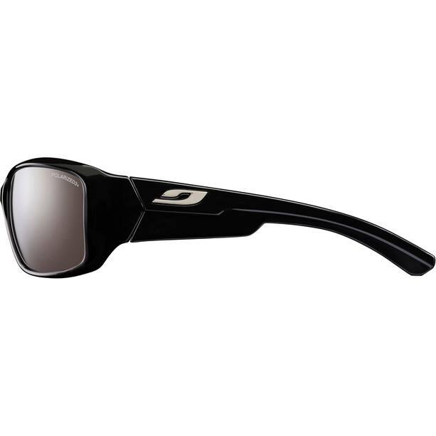 Julbo Whoops Polarized 3 Sunglasses shiny black-gray flash silver