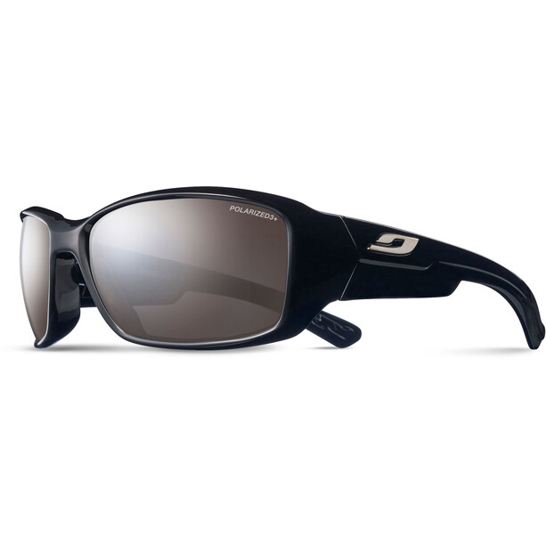 Julbo Whoops Polarized 3 Sunglasses shiny black-gray flash silver