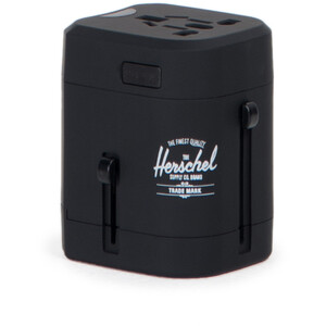 Herschel Travel Adapter, czarny czarny