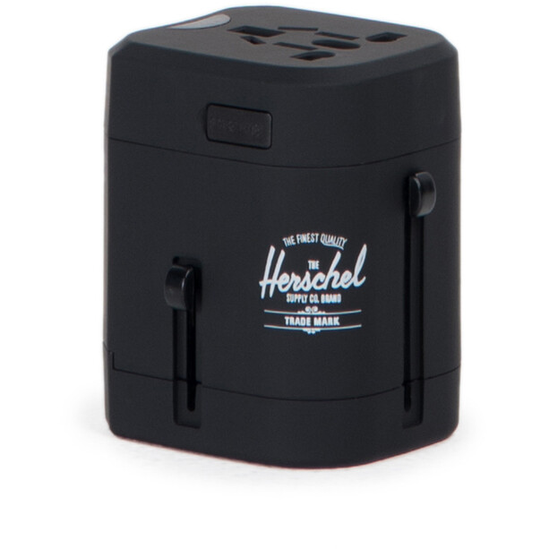 Herschel Travel Adapter schwarz