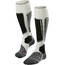Falke SK1 Calcetines de esquí Mujer, blanco/gris