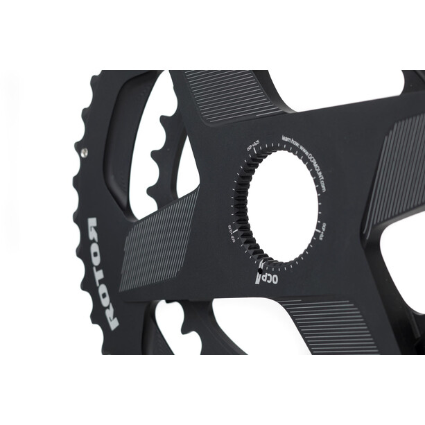 Aldhu Direct Mount Double Chainring oval ブラック マット