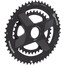 Rotor Aldhu Direct-Mount Dubbel Kettingblad ovaal, zwart