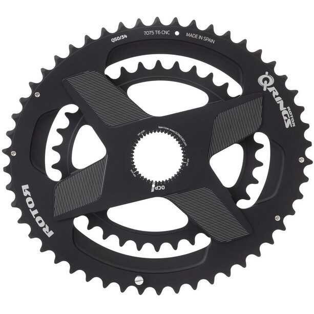 Aldhu Direct Mount Double Chainring oval ブラック マット