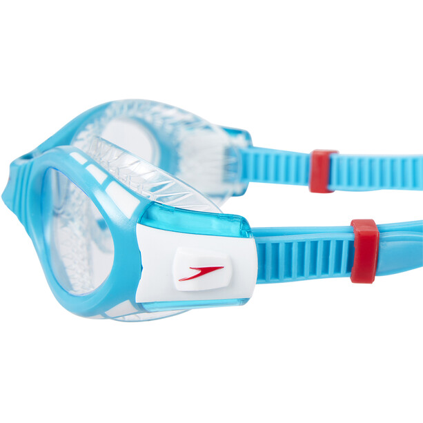 speedo Futura Biofuse Flexiseal Goggles Kids white/turquoise/clear