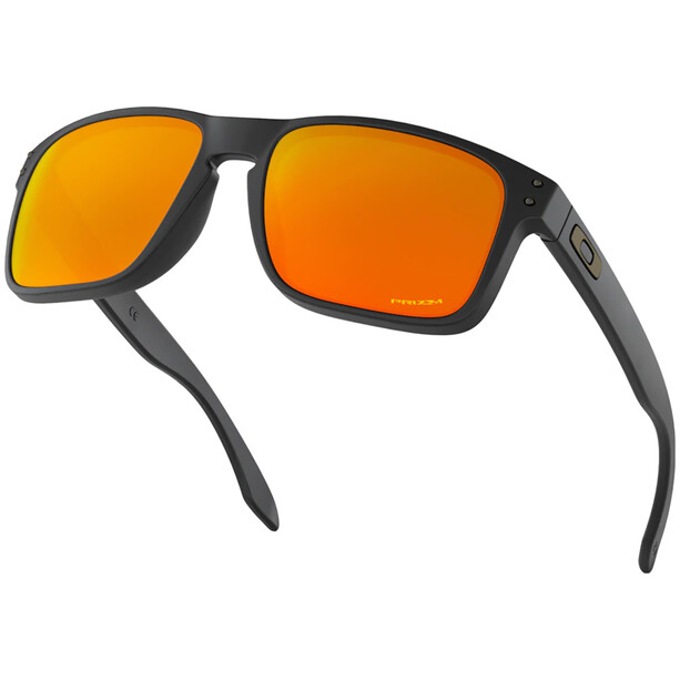 Oakley Holbrook Okulary przeciwsłoneczne Mężczyźni, czarny/pomarańczowy