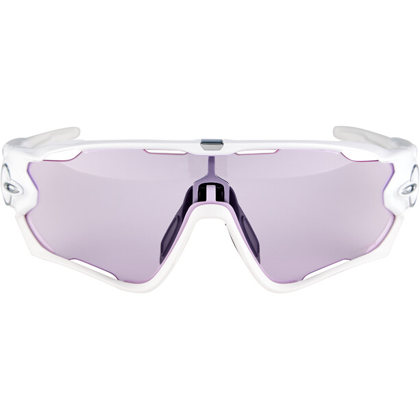 Oakley Jawbreaker Sunglasses Men polished white/prizm low light