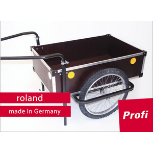 Roland Profi Trailer 20" double drawbar holz/metall holz/metall