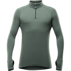 Devold Expedition Sweat-shirt Col roulé avec Zip Homme, vert vert