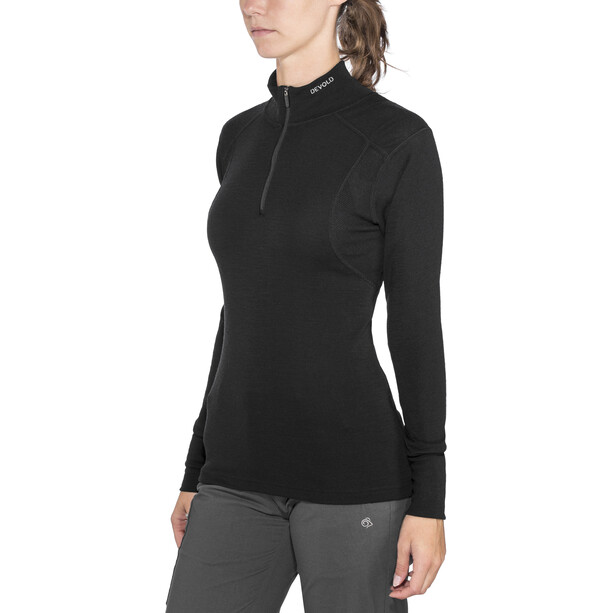 Devold Hiking Half-Zip Shirt Damen schwarz